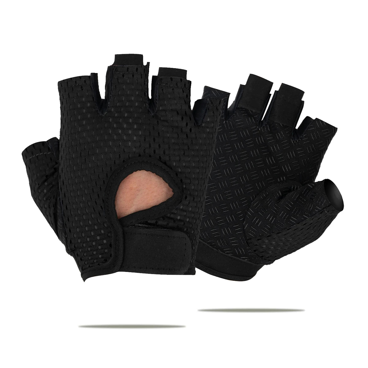 Gym Fitness Gloves For Women - Breathable Half Finger Anti-Slip Gloves