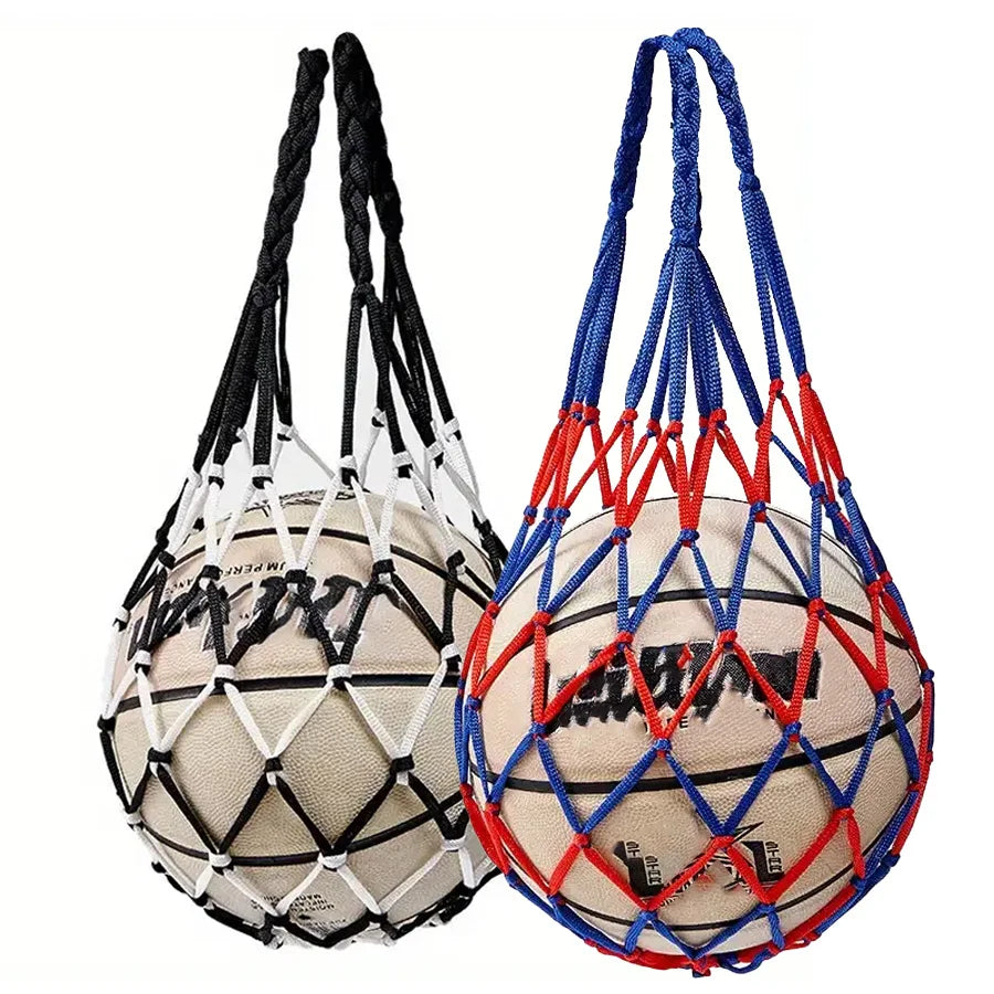 Basketball Net Bag - Durable Nylon Storage for Sports Balls