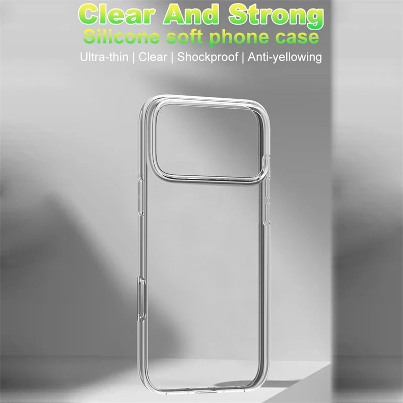 Clear Silicone iPhone Case - Ultra Thin Shockproof Protection