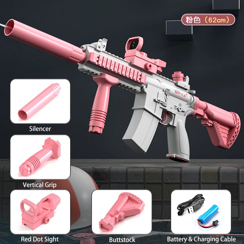 M416 Water Gun Electric Pistol - Full Automatic Summer Fun