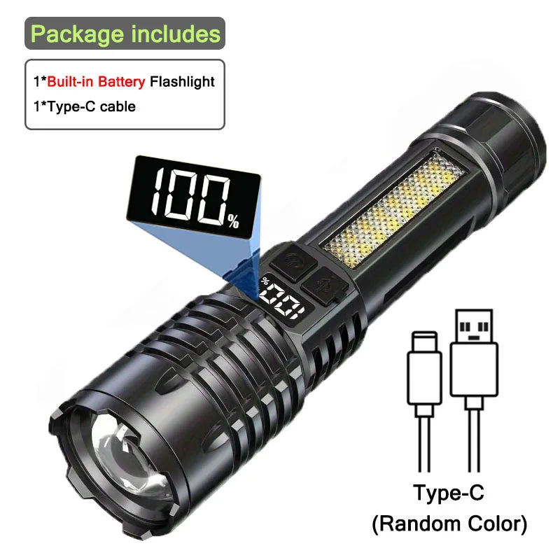 High Power LED Flashlight - Outdoor Adventure Torch