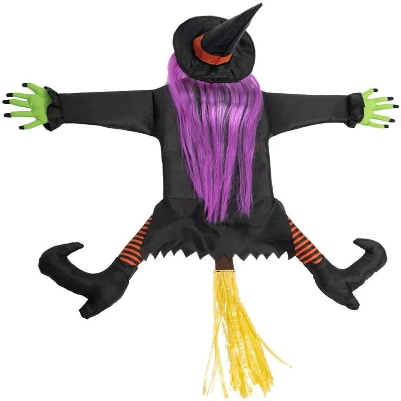 Halloween Hanging Ghost Mask Door Curtain - Haunted House Decor
