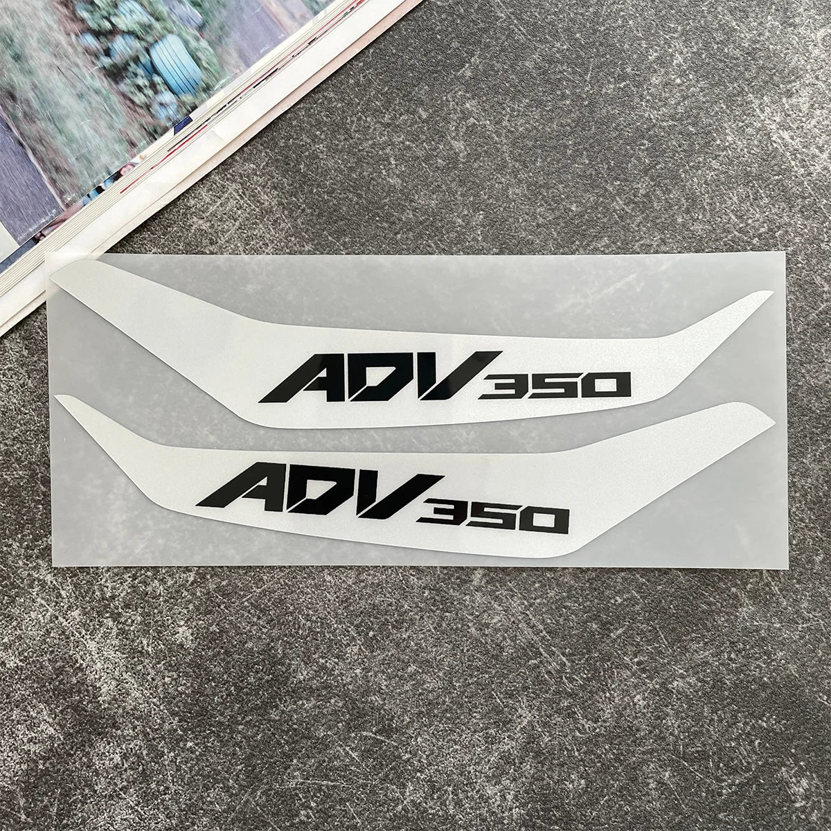 Motorcycle Handlebar Handguard Reflective Sticker - Custom Vinyl Decal
