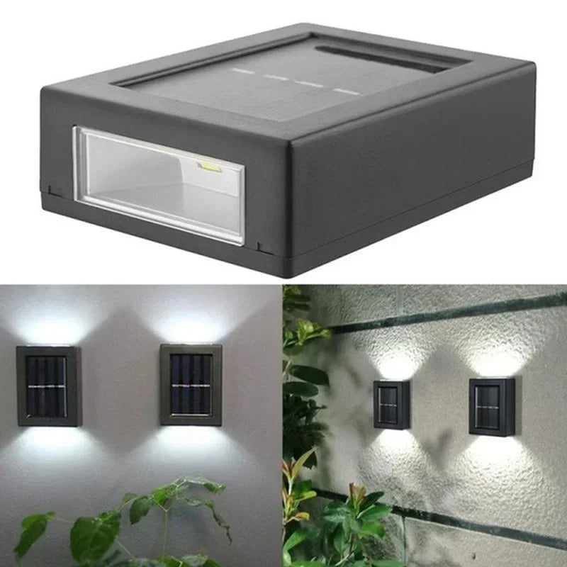 Solar Up and Down Spot Lights - Outdoor Waterproof Lighting