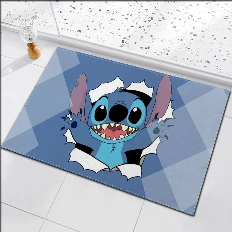 Disney Stitch Door Mat - Non-Slip Washable Entrance Rug