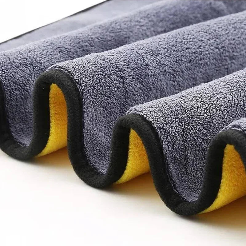 Microfiber Car Cleaning Towels - Auto Detailing & Household Cloths Set