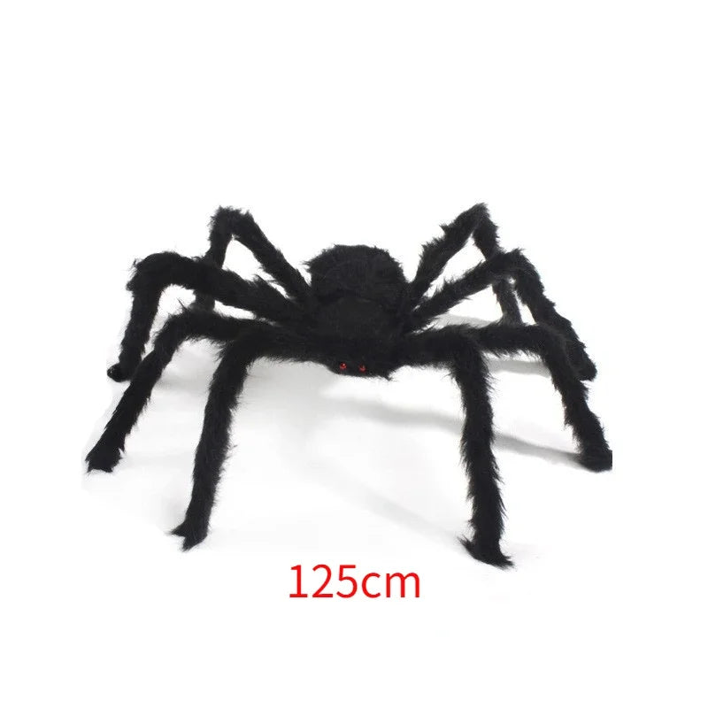 Extra Large Plush Black Spider - Halloween Decoration