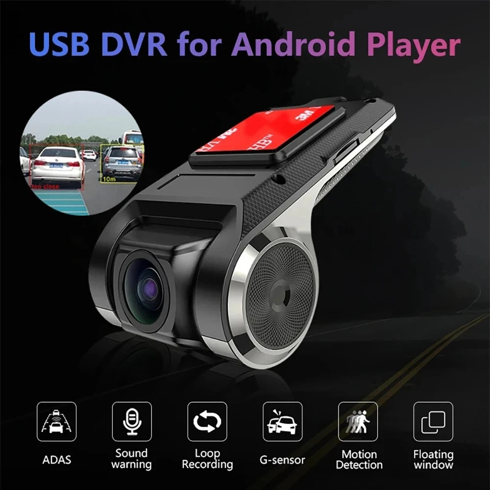 Cámara de salpicadero DVR ADAS LDWS para coche - Full HD 1080P
