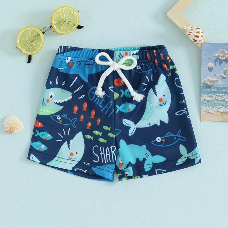 Bañador hawaiano para niños pequeños - Cintura elástica