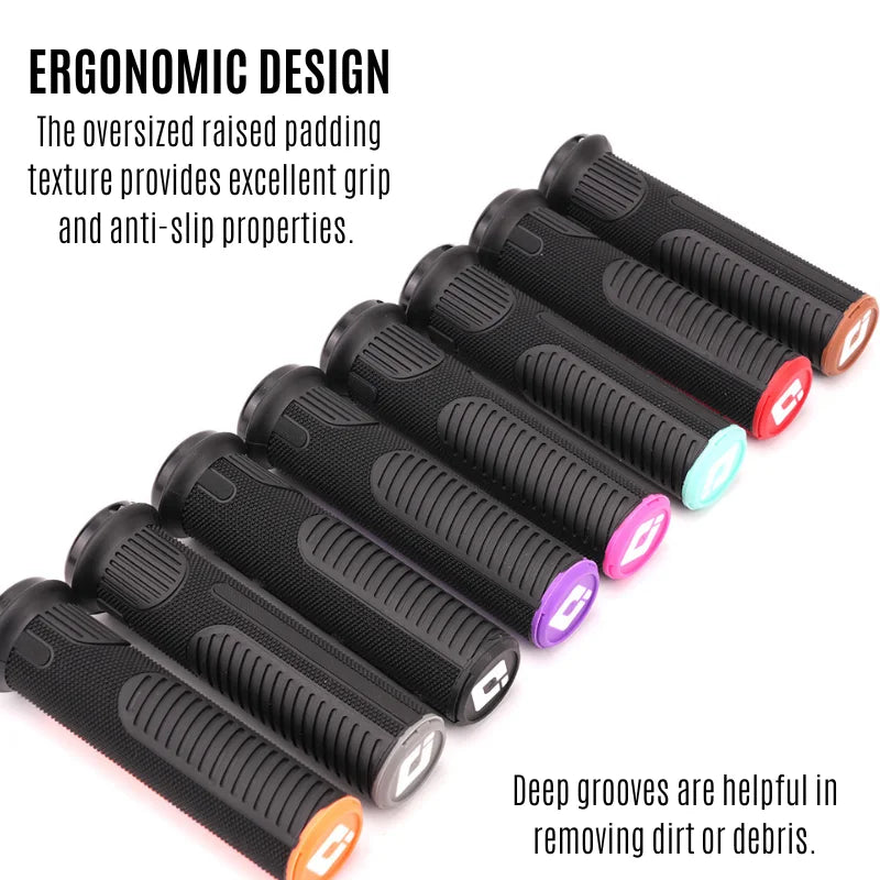 Anti-Slip Bike Handlebar Grips - Ergonomic Shock Absorption