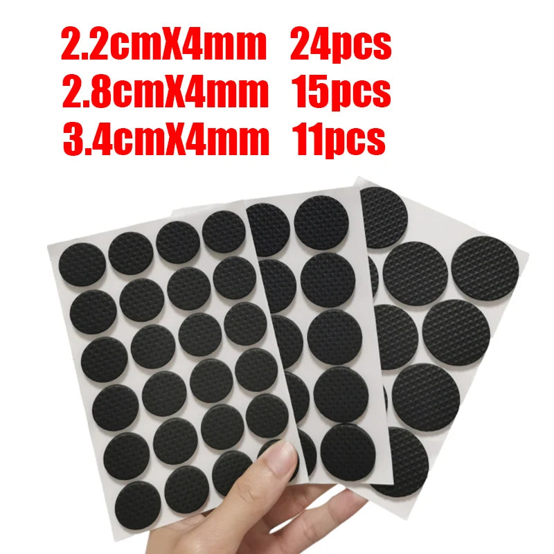 Rubber Chair Leg Pads - Anti-Slip Furniture Floor Protectors