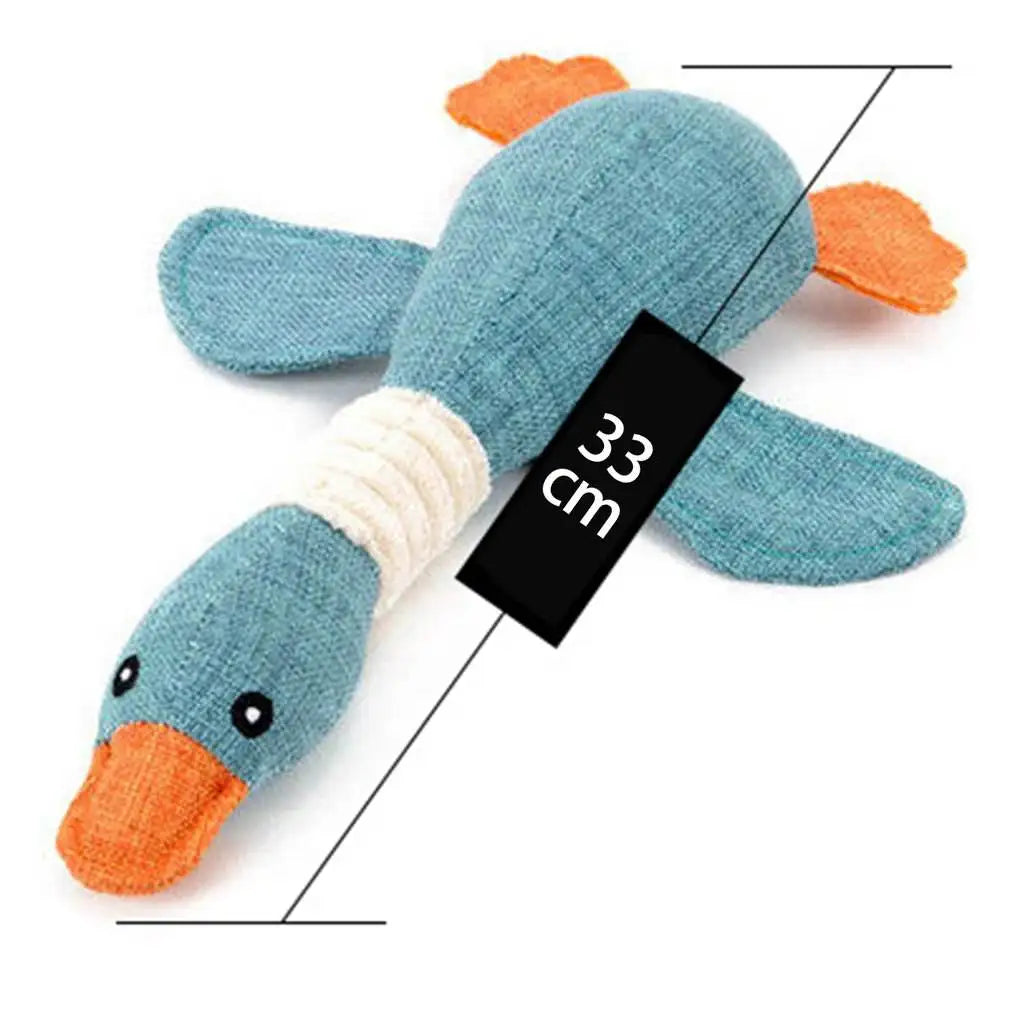 Juguete con sonido de ganso para mascotas - Juguete resistente a mordeduras para perros y gatos
