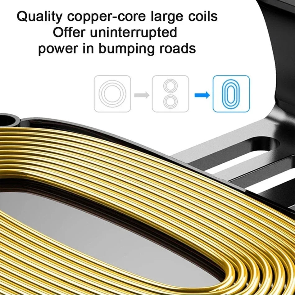30W Wireless Car Charger - Fast Charging & Secure Mount