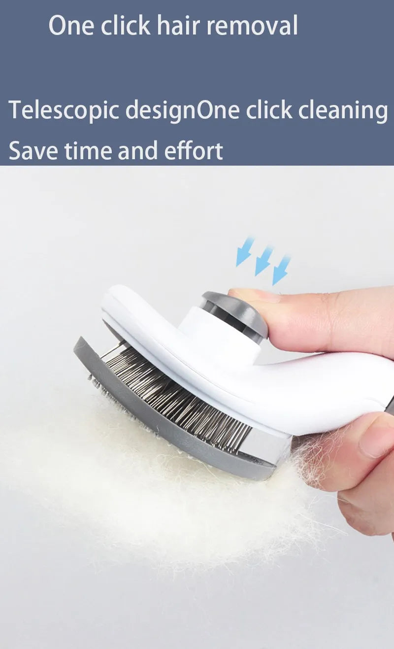 Pet Hair Remover Brush - Universal Grooming Tool for Dogs & Cats - Bascora