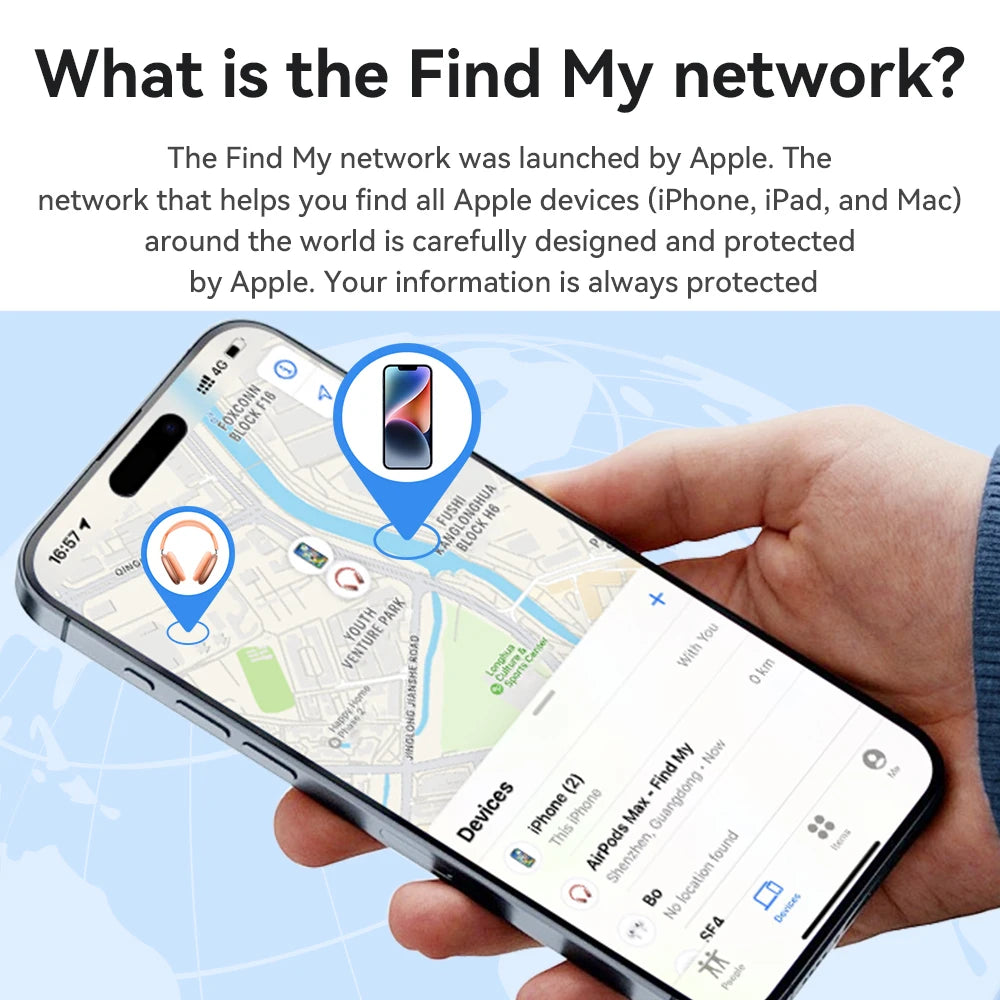 Smart GPS Tracker - Anti-Lost Device for Pets, Keys & Kids