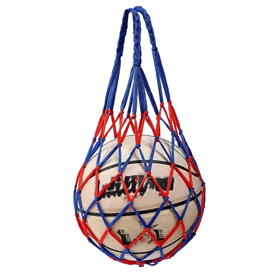 Basketball Net Bag - Durable Nylon Storage for Sports Balls