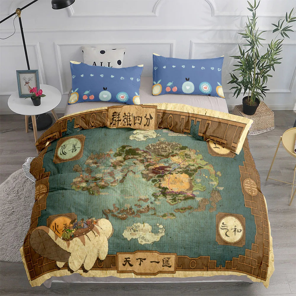 Parure de couette Aubusson antique – Design français classique
