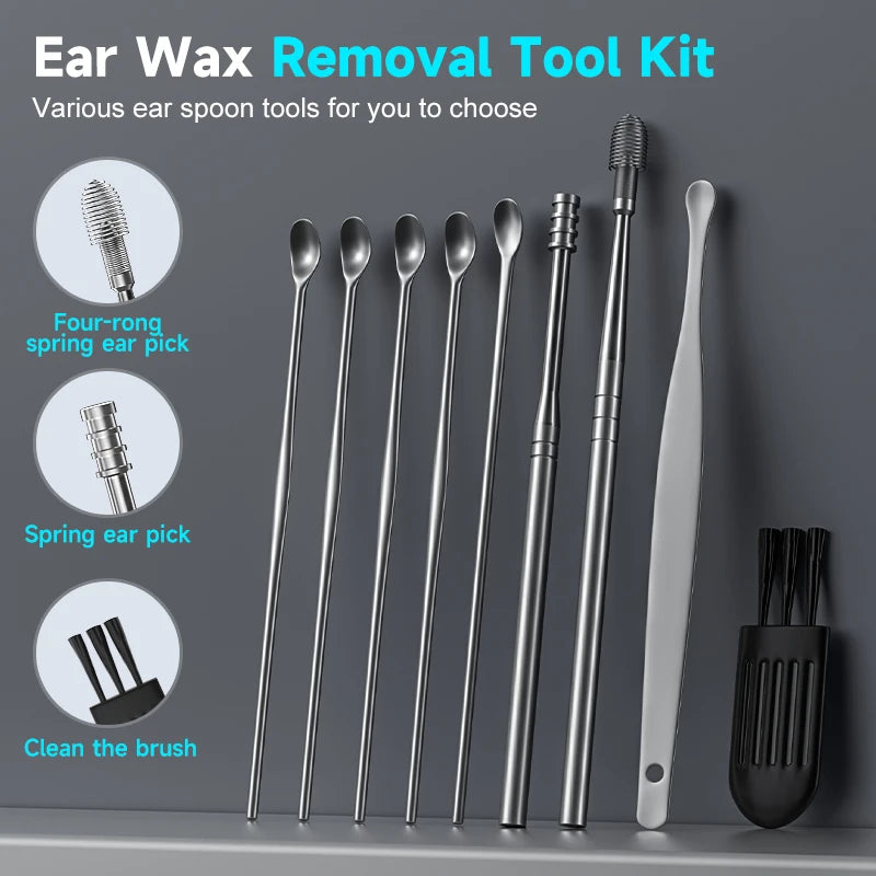 Smart Visual Ear Camera HD1080P - WiFi Ear Cleaner with Case