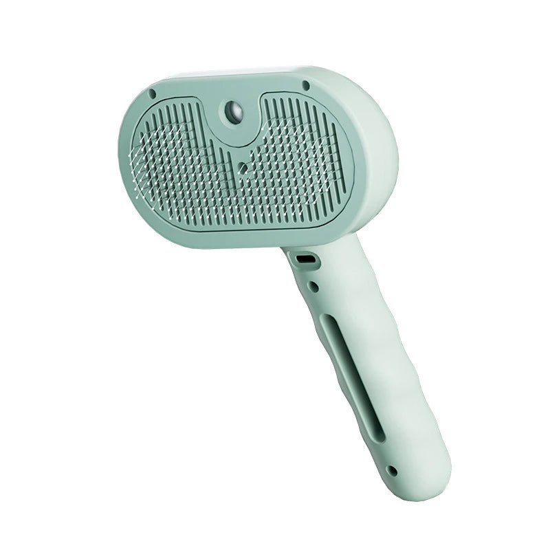 Brosse de massage à vapeur pour animaux de compagnie - Tête ronde sûre avec épilation par pulvérisation