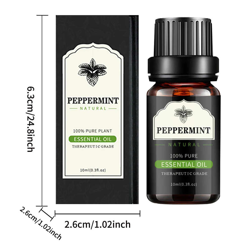 Peppermint Essential Oil - Hydrating Facial & Body Care Oil
