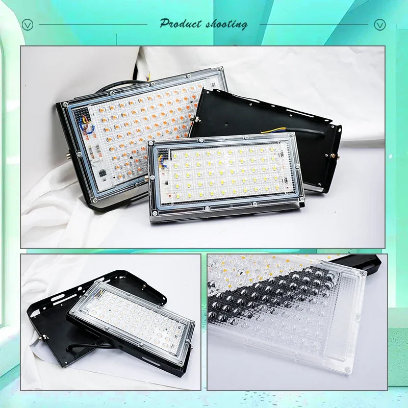 LED Grow Light Floodlight - 220V Indoor Culture Lamp 50W/100W