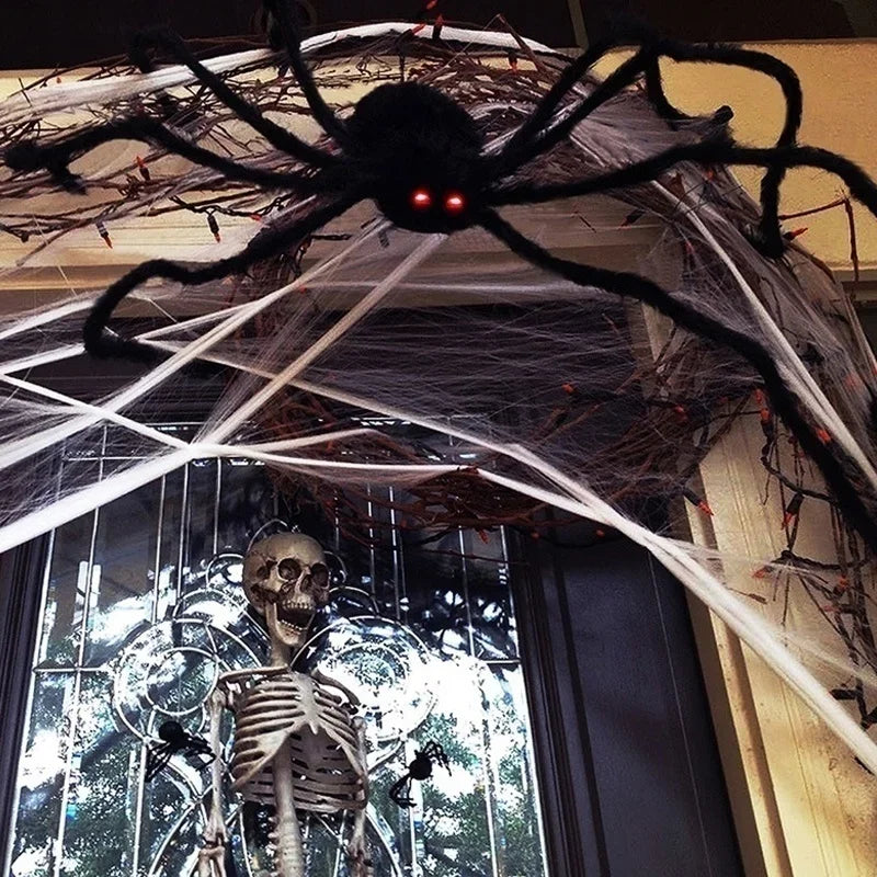 Halloween Giant Black Spider - Haunted House Decoration