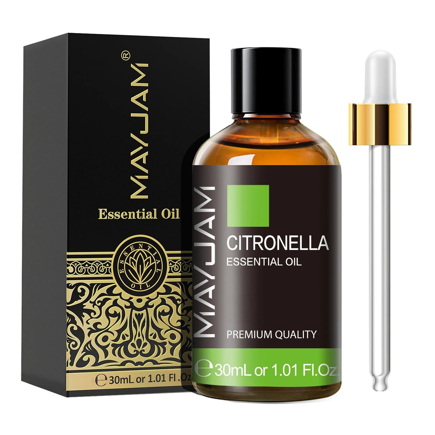 30ML Aromatherapy Essential Oil Set - Lavender, Vanilla, Jasmine & More