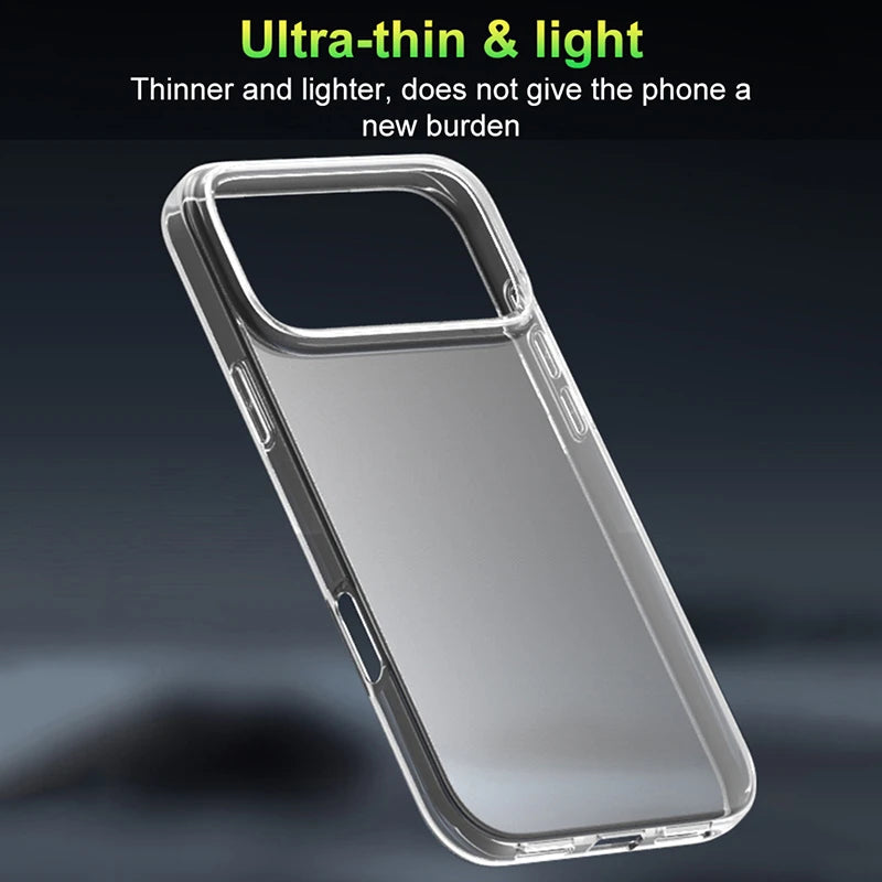 Clear Silicone iPhone Case - Ultra Thin Shockproof Protection