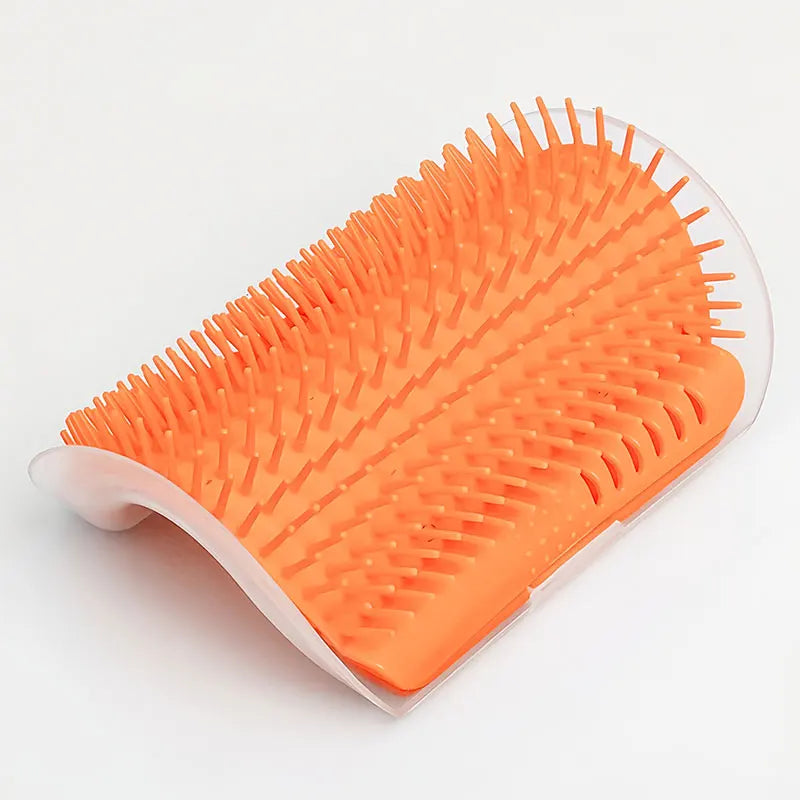 Cat Groomer Post Corner Brush