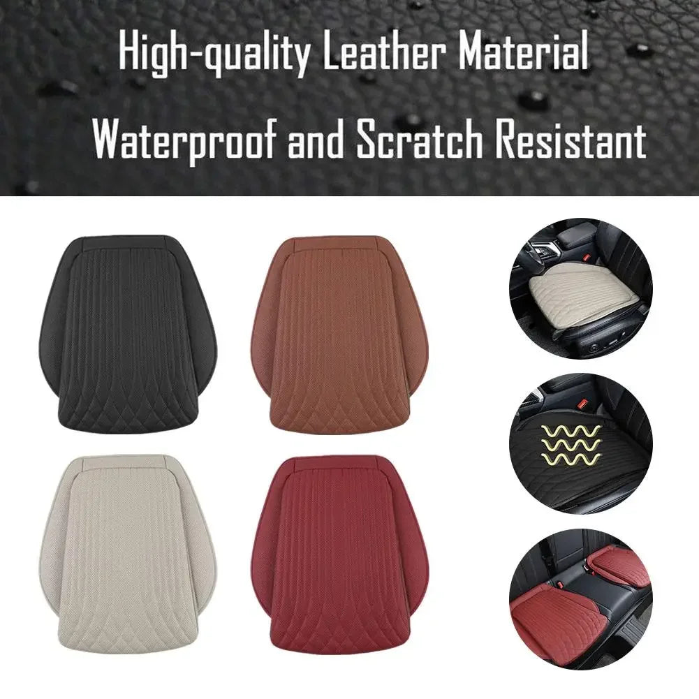 Luxury Leather Car Seat Cover - 54cm Universal