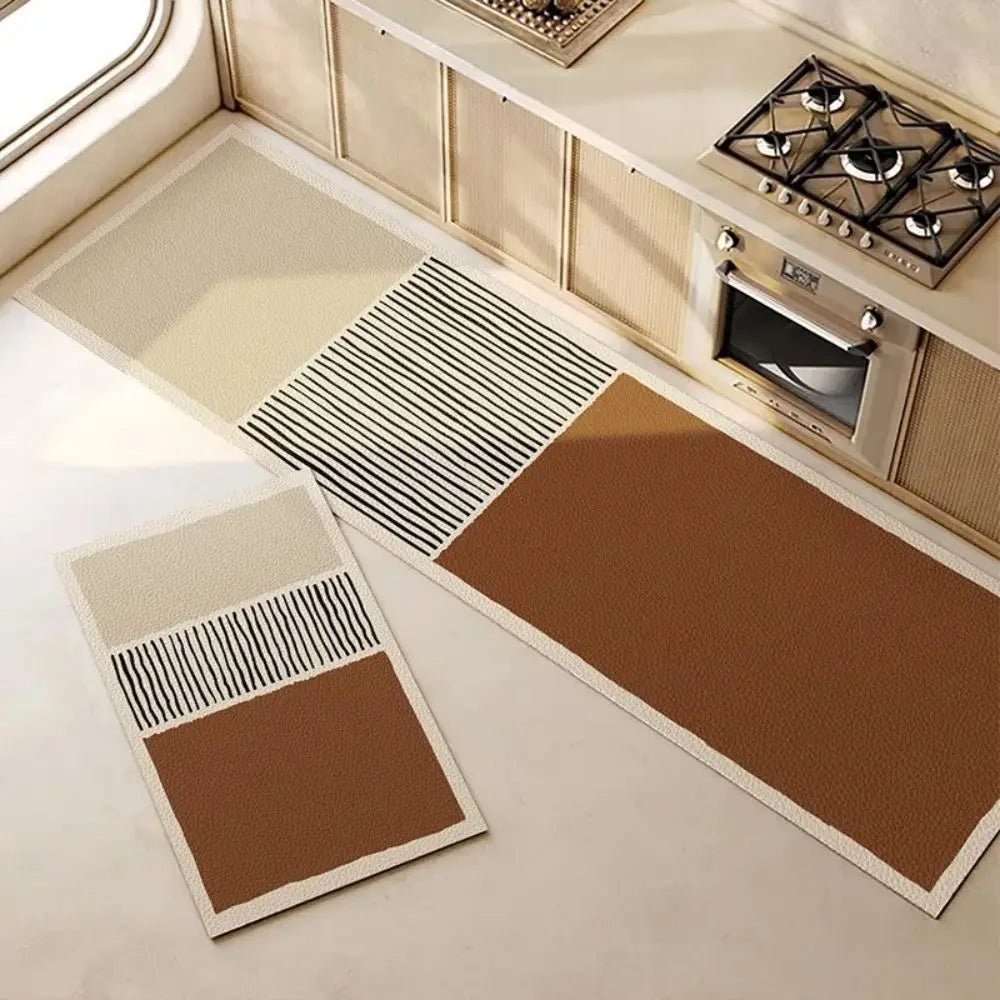 Nordic Kitchen Carpet - Washable Absorbent Bathroom Mat