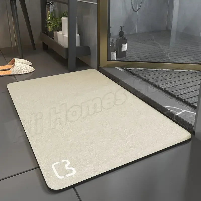 Double-Sided Diatomaceous Earth Bath Mat 40x60cm - Super Absorbent