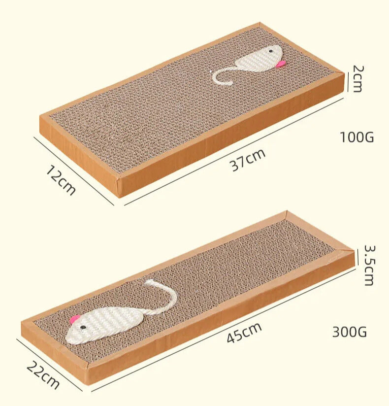 Cat Scratching Board - Cardboard Mat Scraper