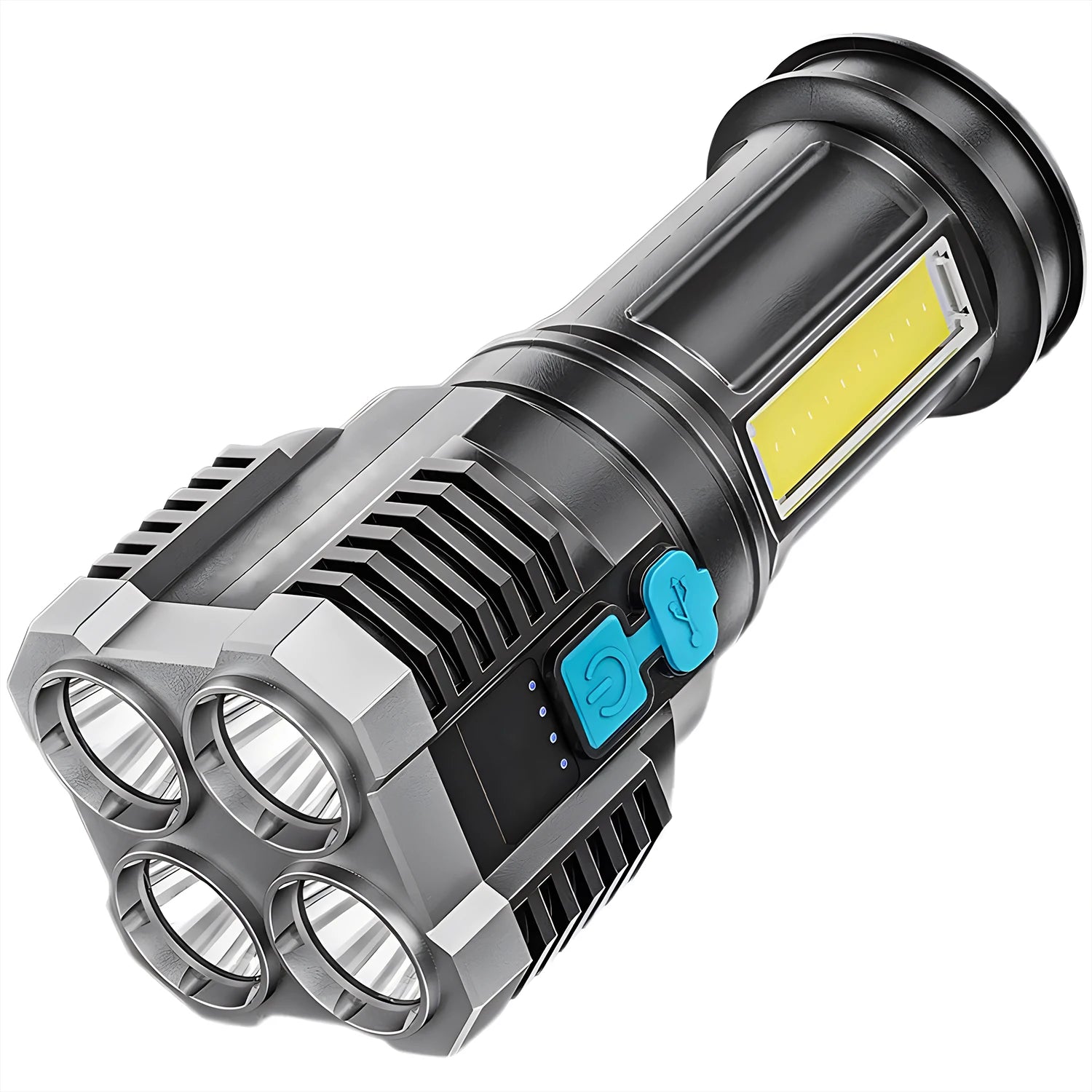 Self Defense Flashlight - Rechargeable High Power - Bascora