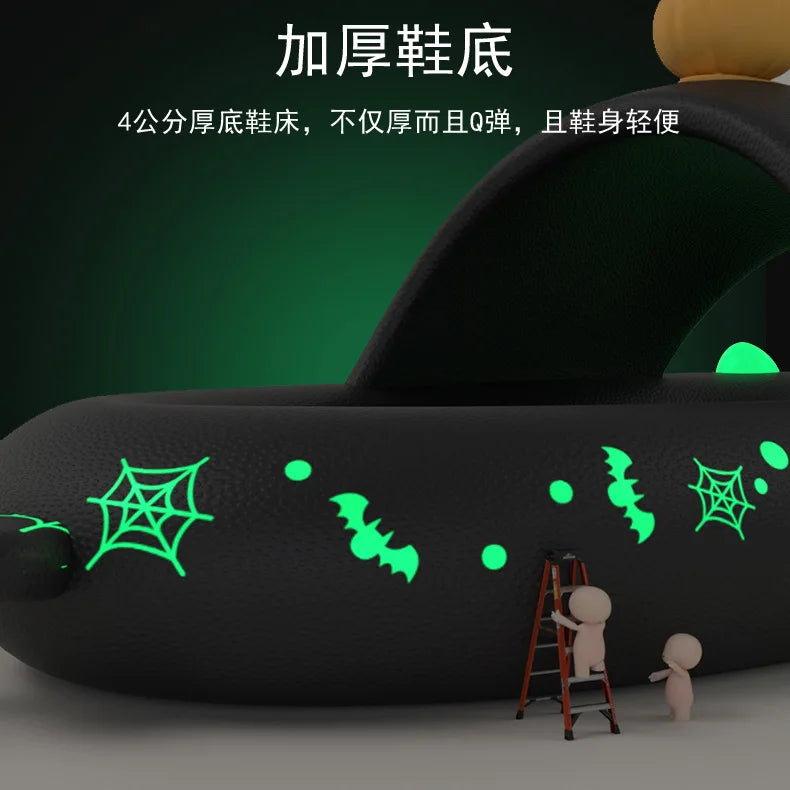 Glow-in-the-Dark Shark Slipper Sandals