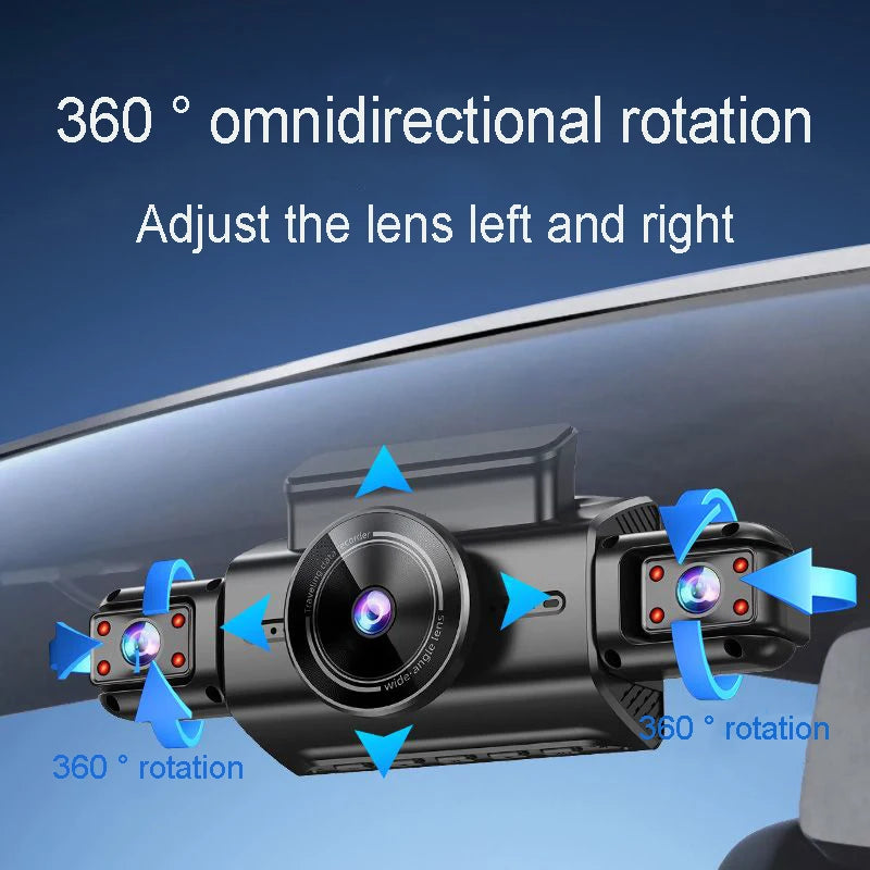 4K HD Hidden Dash Cam - Night Vision - 24/7 Monitor
