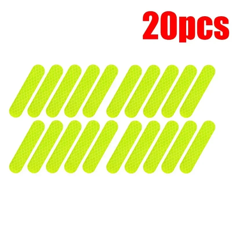Motorcycle Helmet Warning Reflective Stickers - Night Safety Strips