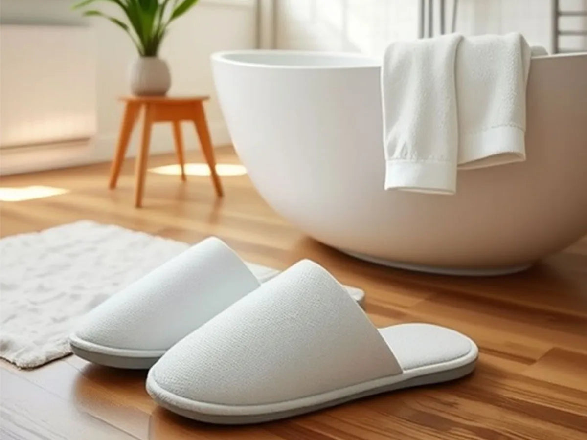 Disposable Slippers - Breathable Non-Slip Closed Toe