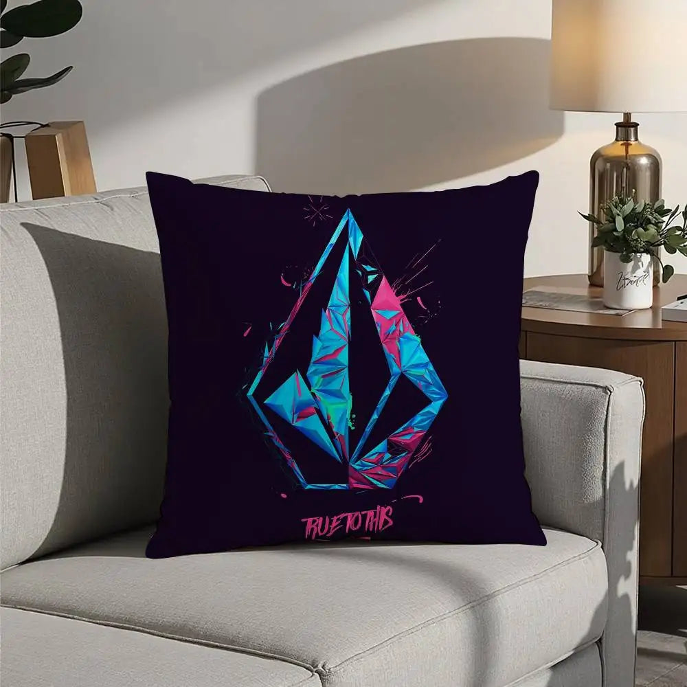 Taie d'oreiller avec logo - Impression 3D en polyester 40 x 40 cm