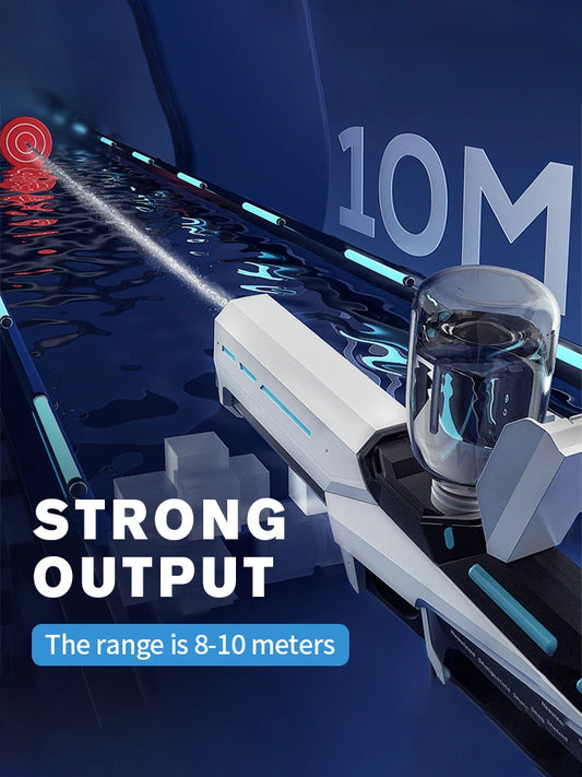 Electric Water Gun Toys - High-Pressure Water Spray - Bascora