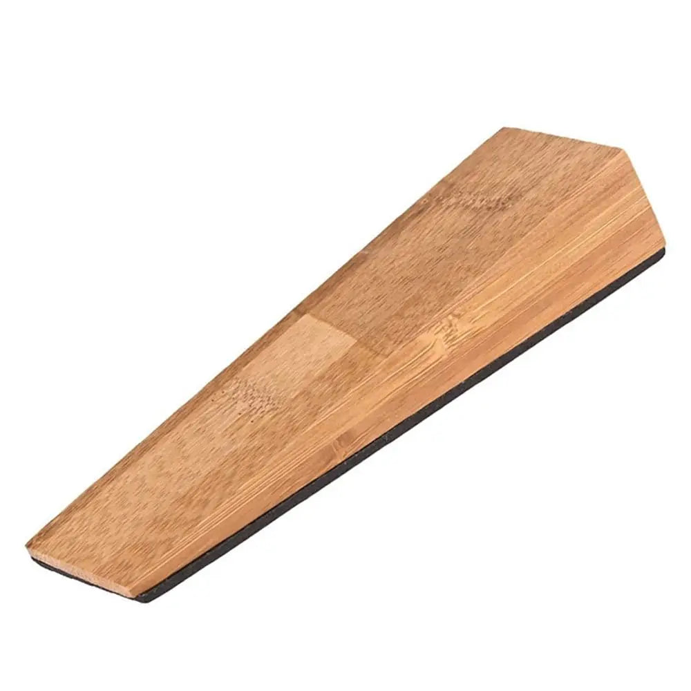 Wooden Door Stopper - No Drilling Required, Wear-Resistant Protection