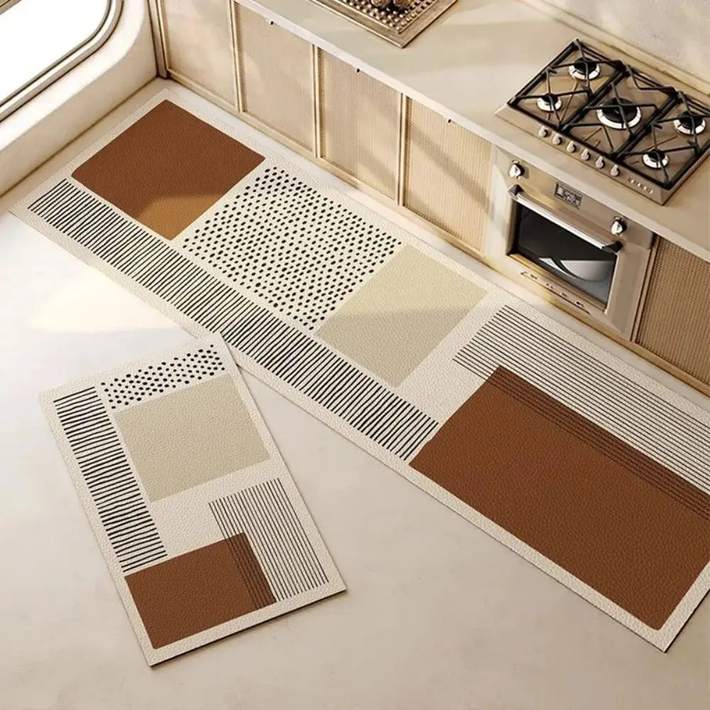 Nordic Kitchen Carpet - Washable Absorbent Bathroom Mat