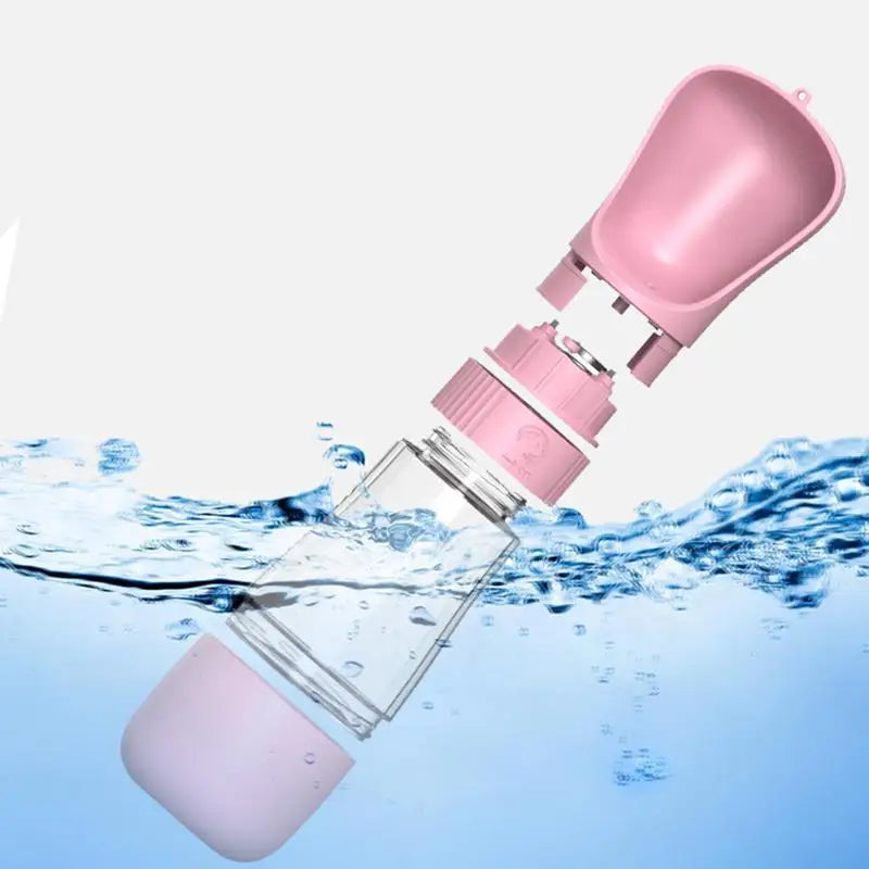 Portable Pet Water Bottle & Food Container
