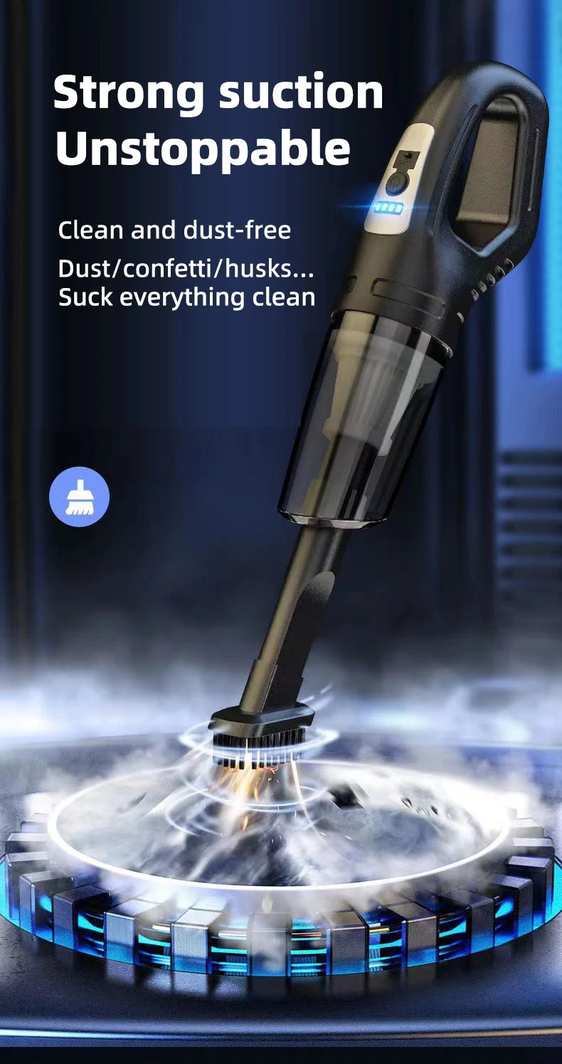 Car Multipurpose Vacuum Cleaner - Rechargeable Handheld
