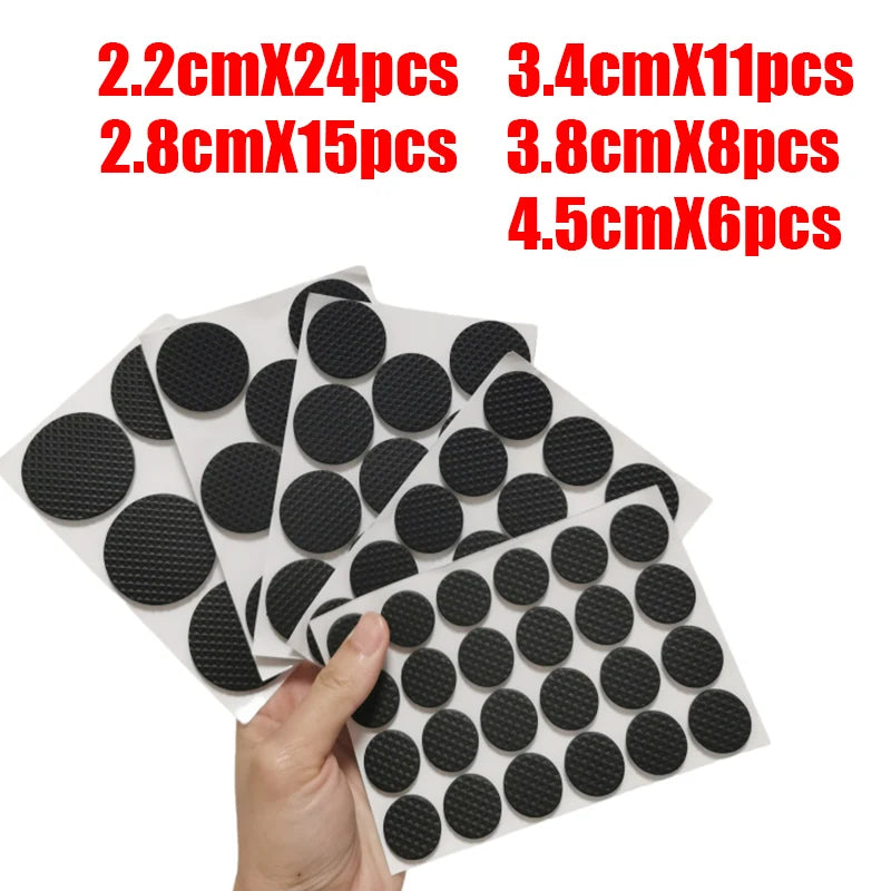 Rubber Chair Leg Pads - Anti-Slip Furniture Floor Protectors