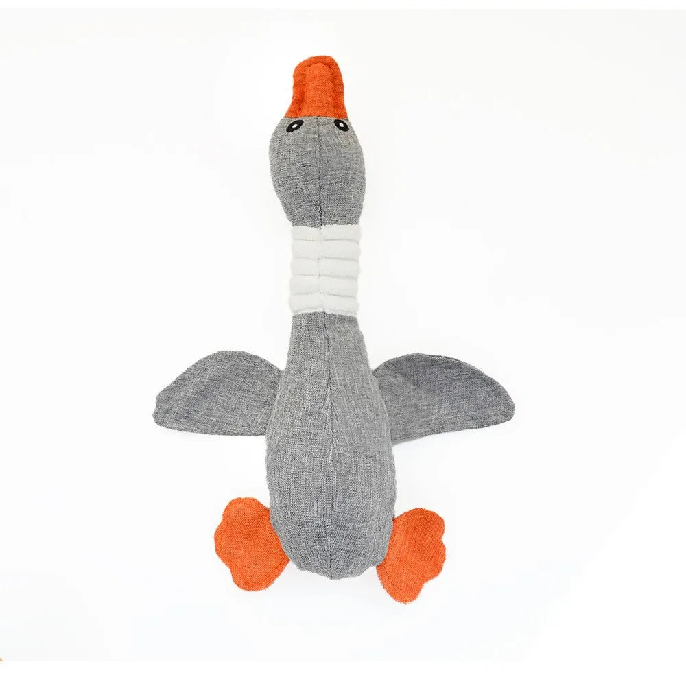 Juguete con sonido de ganso para mascotas - Juguete resistente a mordeduras para perros y gatos