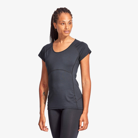 Women's Infrared Performance Cap Sleeved Top SS - Bascora