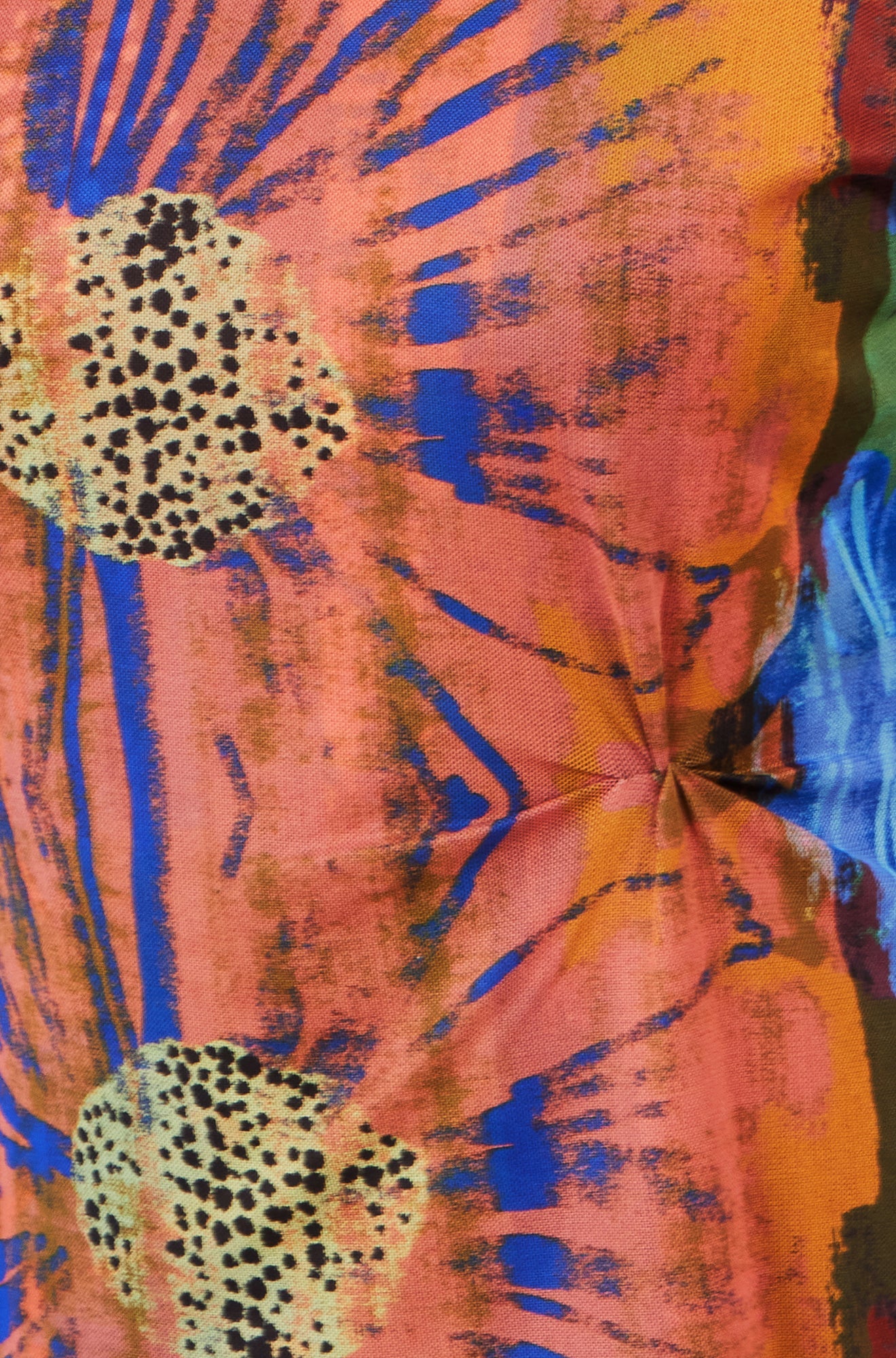 Multicolour Floral Mesh Top