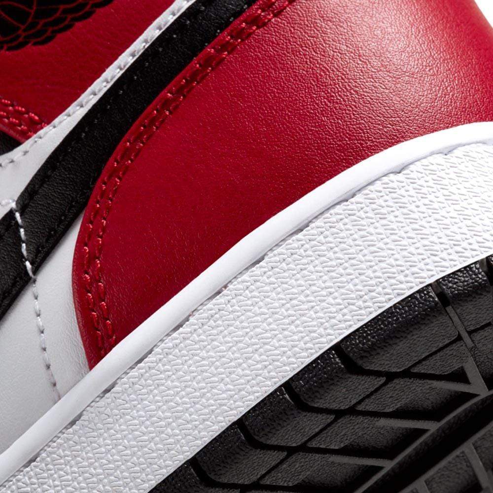Air Jordan 1 Mid GS 'Chicago Black Toe' - Bascora