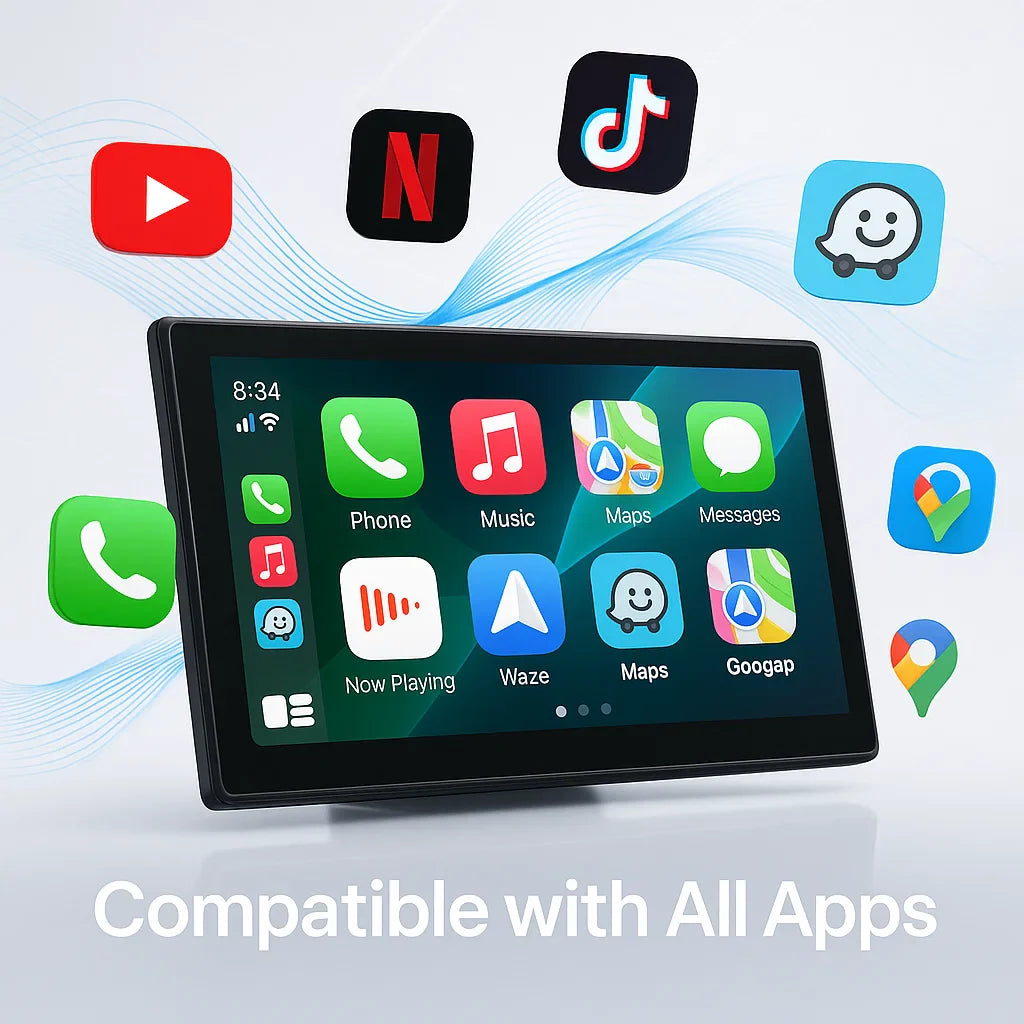 SmartDash™ CarPlay Tablet 7" - Wireless Display with GPS & Bluetooth